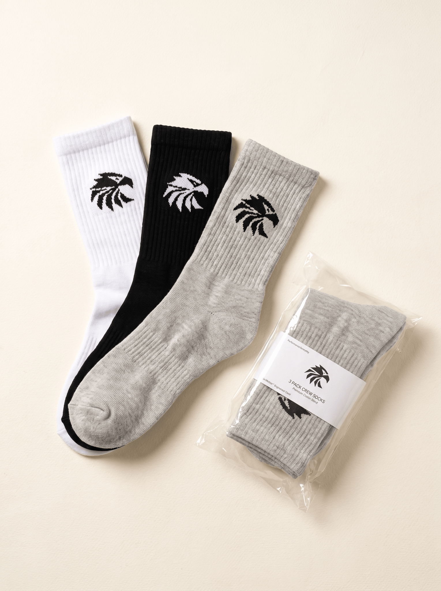 Ascent Performance Crew Socks - GymWings