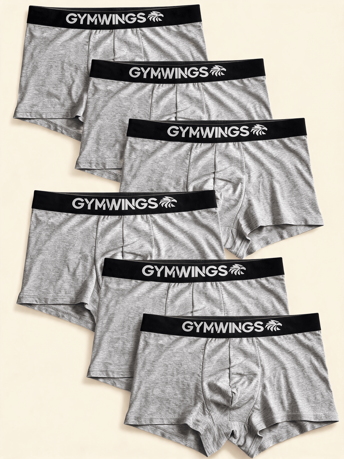 Core Boxer Brief - Grey - GymWings